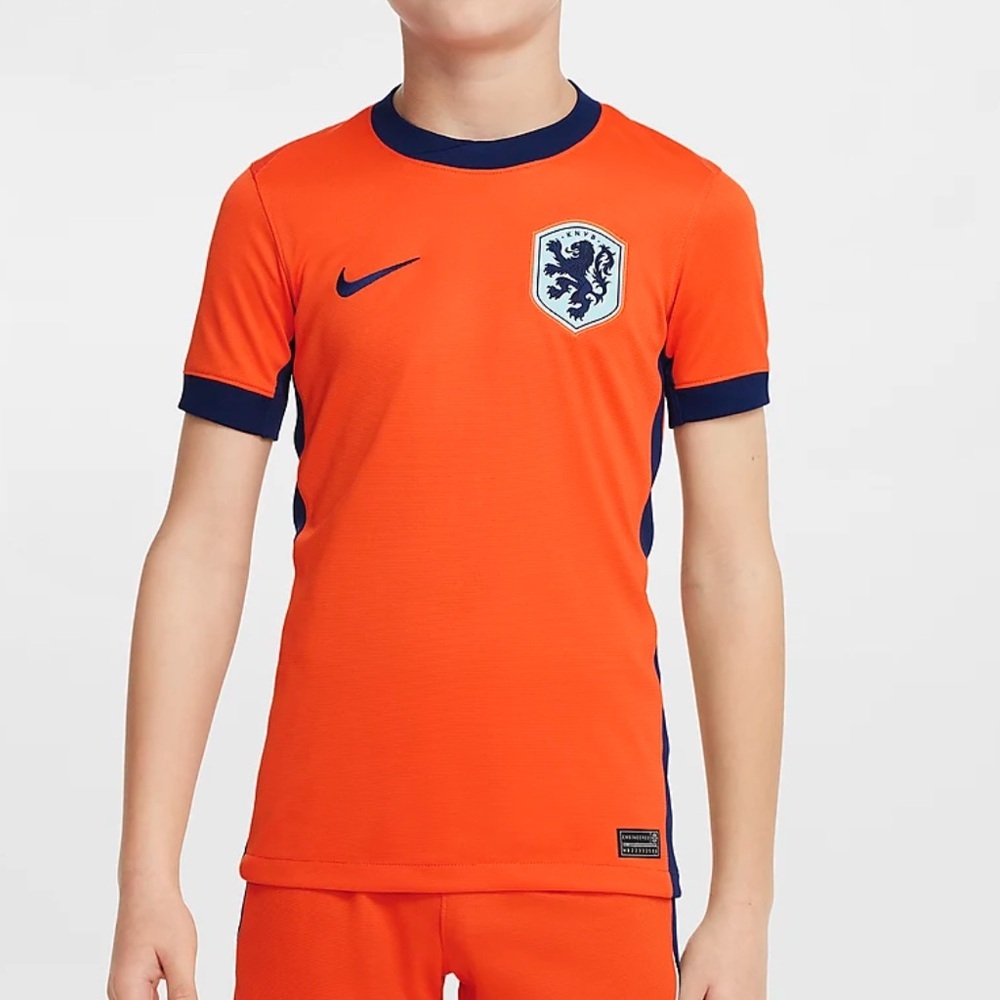 Nike‎ Orange Netherlands Soccer Jersey